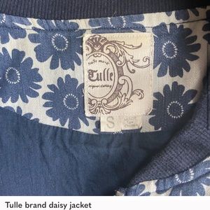 tulle brand daisy jacket